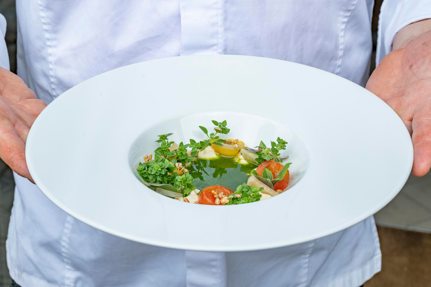 Sowohl im Fine-Dining-Restaurant als auch im Bio-Restaurant Rose wird vegetarisch gekocht. |© TMBW, Udo Bernhart